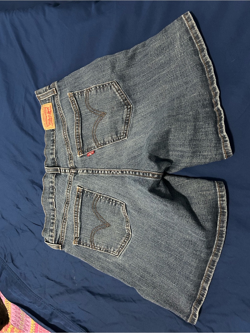 Classic Denim Jean Shorts - Blue